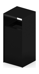 Урна парковая (черная) - МФ 50.02.01-01 (под анкера), фото 3