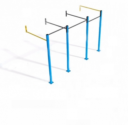 Пристенная рама из 3-х турников, фото 2