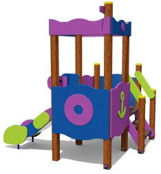 Игровой комплекс 070285.21 H=650 для детей 2-4 года для уличной площадки, фото 2 Игровой комплекс 070285.21 H=650 для детей 2-4 года для уличной площадки, фото 2