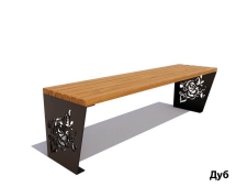 Банкетка Роза, Лиственница 1,2 м Банкетка Роза, Лиственница 1,2 м