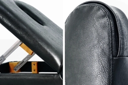 Массажный стол Relax Comfort черная кожа, фото 4