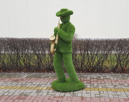 Топиари музыкант с трубой- газон Eco+, фото 2