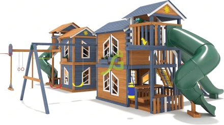 Детская площадка IgraGrad Домик 7 мод.2, фото 4