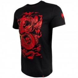 Футболка Venum Dragon's Flight Black/Red, фото 2
