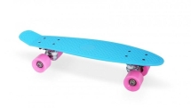 Скейт пластиковый 22х6&quot;-1, синий