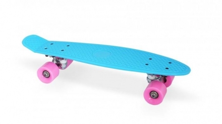 Скейт пластиковый 22х6"-1, синий, фото 1