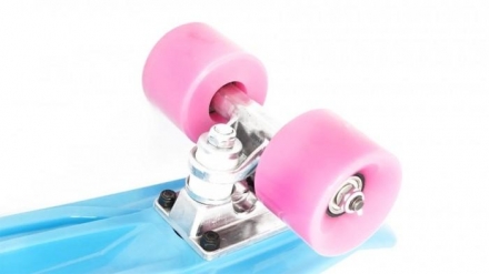 Скейт пластиковый 22х6"-1, синий, фото 2