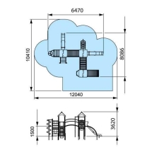 Детский игровой комплекс &quot;Замок&quot; Т903-RC 