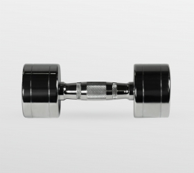 BRONZE GYM BG-PA-DB-C08 Гантель хромированная 8 кг, фото 2