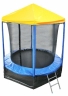 Изображение товара Батут OPTIFIT Like Blue 8ft 2,44 м с желтой крышей