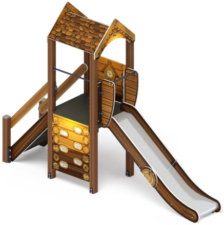 Играйте с нами (ЭКО) - ДИК 2.01.1.01-02 - Игровой комплекс H=1200, фото 1