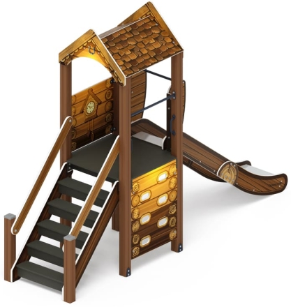 Играйте с нами (ЭКО) - ДИК 2.01.1.01-02 - Игровой комплекс H=1200, фото 3