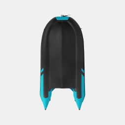 Gladiator B 370 AL LIGHT Черно-бирюзовый моторная лодка ПВХ Алюминиевый пайол, фото 4