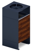 Урна парковая с пепельницей - МФ 50.02.02 (под анкера)