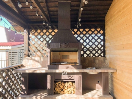 Печь № 16 — Печь барбекю с двумя рабочими столами (или мойкой), фото 7