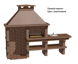 Печь Аристократ 814 Прямоугольный кирпич желтый, фото 9