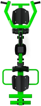 Тяга верхняя+Флекс (зеленый) - Уличный тренажер - СТ 021-12.И1, фото 4