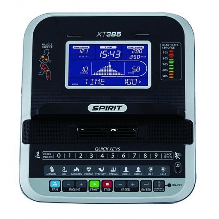 Беговая дорожка SPIRIT XT385 Black		, фото 2