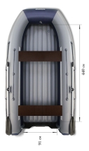 Лодка ПВХ Флагман DK 500 Jet НДНД надувная под мотор Лодка ПВХ Флагман DK 500 Jet НДНД надувная под мотор