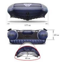 Лодка ПВХ Флагман DK 500 Jet НДНД надувная под мотор Лодка ПВХ Флагман DK 500 Jet НДНД надувная под мотор