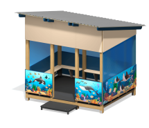 Теневой навес Океан мини ПС-82.2 3,25х3,1 для детской площадки Теневой навес Океан мини ПС-82.2 3,25х3,1 для детской площадки