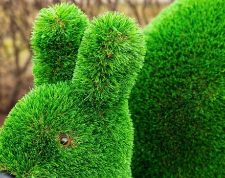 Топиари Белочка с кольцом под кашпо газон Eco, фото 7