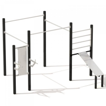 Оборудование для Воркаут ActiSteel S 12 для спортивной площадки Оборудование для Воркаут ActiSteel S 12 для спортивной площадки