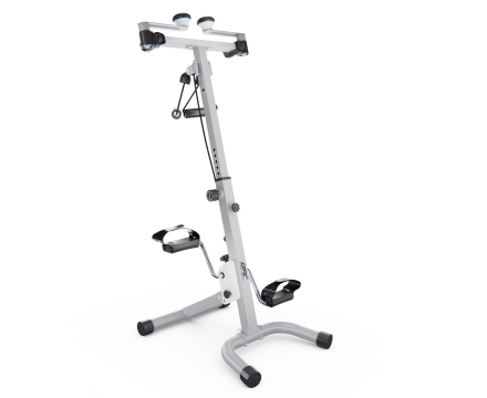 Велотренажер двойной для рук и ног DFC B815G, серый, фото 4