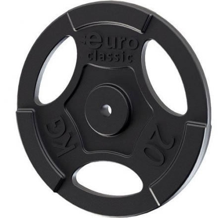 Диск чугунный EURO-CLASSIC окрашенный d-26 20кг, фото 1