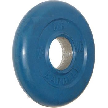 Диск обрезиненный цветной BARBELL 2,5 кг., d51мм, фото 1