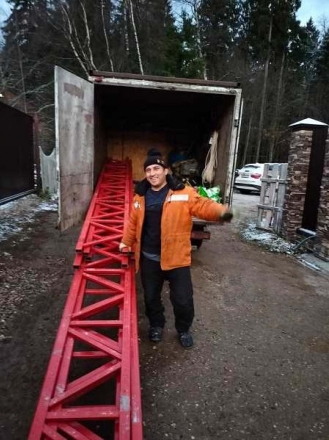 Двускатный навес с сотовым поликарбонатом, фото 9