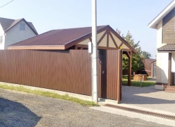 Навес для двух автомобилей РУБИКОН Базовая комплектация, фото 3