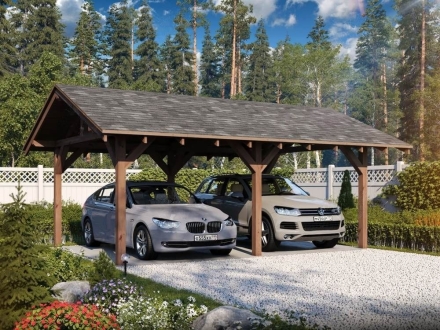 Навес для машин ТРИМ Базовая комплектация, фото 1