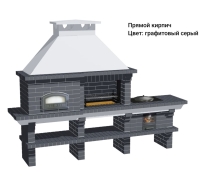 Печь Аристократ 750 Прямоугольный кирпич красный Печь Аристократ 750 Прямоугольный кирпич красный