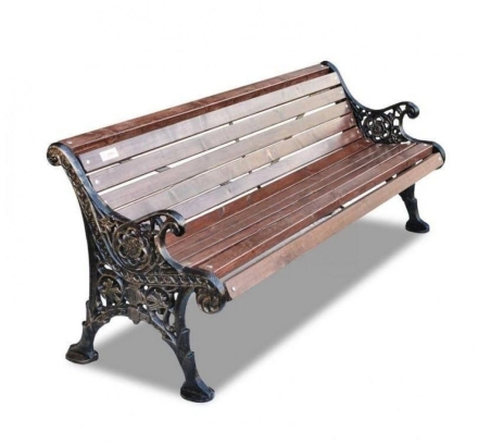 Скамейка чугунная Вензель 1,8 м, фото 1
