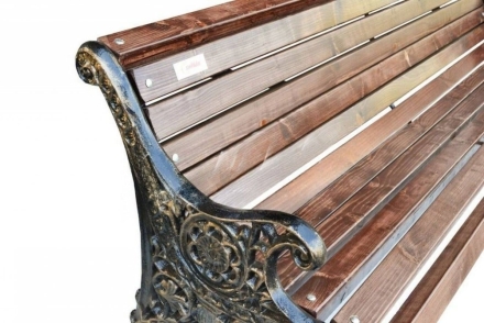 Скамейка чугунная Вензель 1,8 м, фото 5