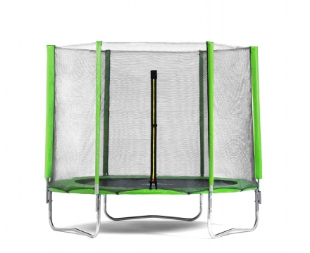 Батут DFC Trampoline Fitness 6ft наружн.сетка, св.зел. (183см), фото 2
