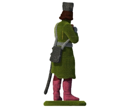 Топиари Гусар, прицеливается - газон Eco, фото 3