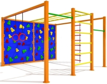 Уличный спортивный комплекс Актив спорт 9 для детской площадки Уличный спортивный комплекс Актив спорт 9 для детской площадки
