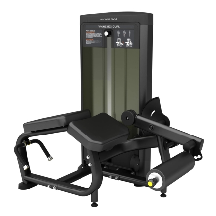 Сгибание ног лежа профессиональный BRONZE GYM BLANC 01, фото 1