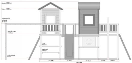 Игровой комплекс серия L модель 1, фото 8