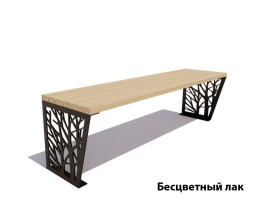 Банкетка Роща, Лиственница 1,5 м, фото 2