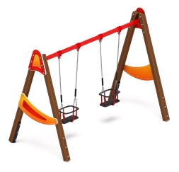 Качели двойные Д2 - ИО 12.Д.04.04.01-П - (Счастливое детство), фото 4