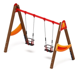 Качели двойные Д2 - ИО 12.Д.04.04.01-П - (Счастливое детство), фото 2