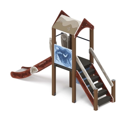 Играйте с нами (Алтай) - ДИК 2.01.1.01-04 - Игровой комплекс H=1200 , фото 4