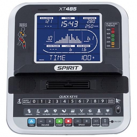 Беговая дорожка SPIRIT XT485 Black			, фото 7