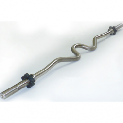 Гриф Z-образный, d-30 мм, замок гайка Кетлера (хром) Гриф Z-образный, d-30 мм, замок гайка Кетлера (хром)