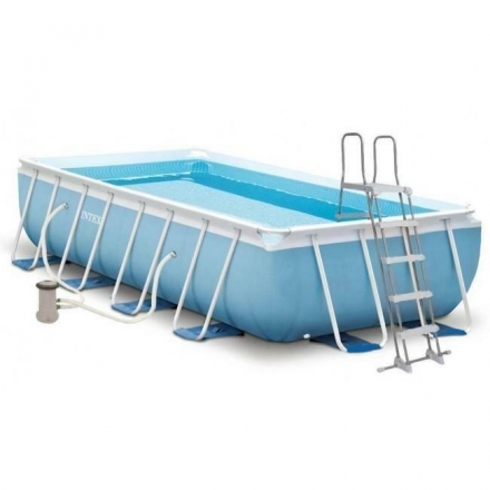 Бассейн каркасный прямоугольный INTEX &quot;PRISM FRAMETM RECTANGULAR&quot; 26784NP (300х175х80см), фото 1