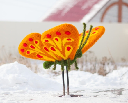 Топиари &quot;Бабочка оранж&quot;, фото 1