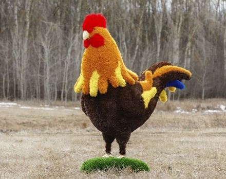 Топиари композиция Курятник - газон Eco + Deluxe, фото 2